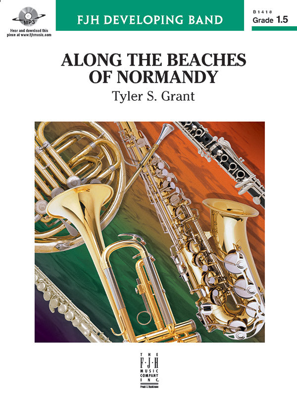 Along the Beaches of Normandy: Flute Sheet Music Preview