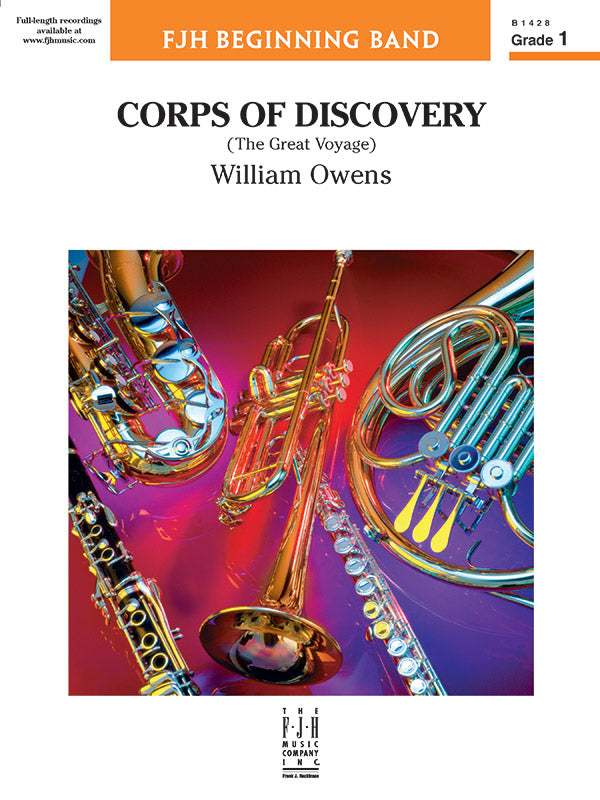 Corps of Discovery (The Great Voyage): E-flat Alto Saxophone Sheet Music Preview