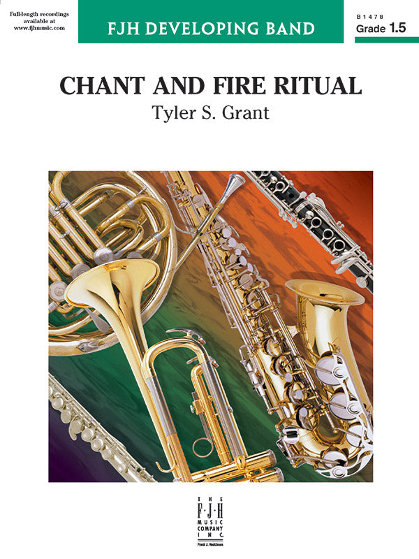 Chant and Fire Ritual: B-flat Clarinet 1 Sheet Music Preview
