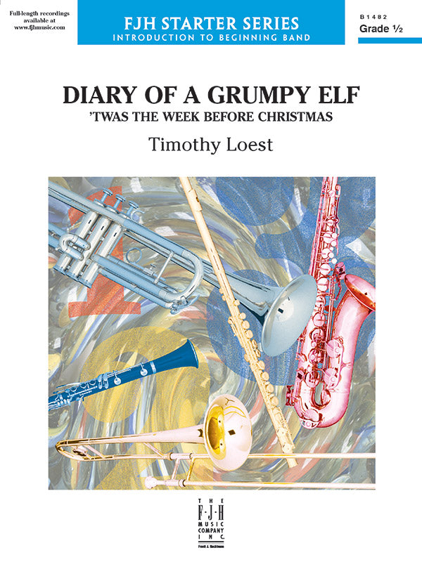 Diary of a Grumpy Elf: Baritone/Euphonium Sheet Music Preview