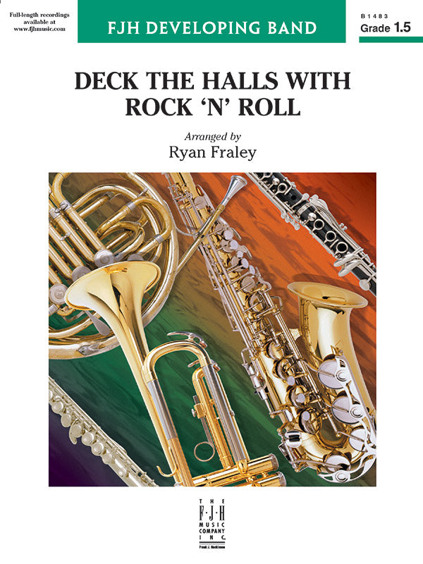 Deck the Halls with Rock 'n' Roll: B-flat Trumpet 1 Sheet Music Preview