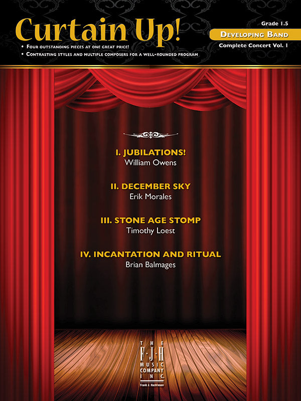 Curtain Up! (Complete Concert Developing Band Vol.1): Opt. Percussion 3 Sheet Music Preview