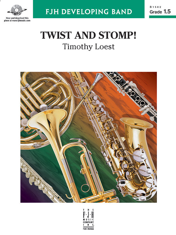 Twist and Stomp!: B-flat Trumpet 2 Sheet Music Preview