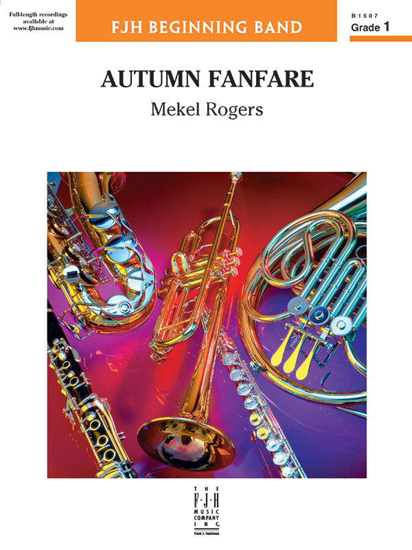 Autumn Fanfare: Percussion 2 Sheet Music Preview