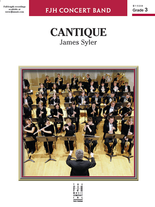 Cantique: E-flat Alto Saxophone 1 Sheet Music Preview