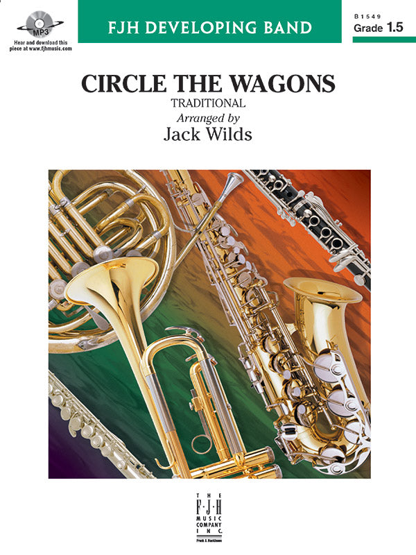 Circle the Wagons: Baritone T.C. Sheet Music Preview