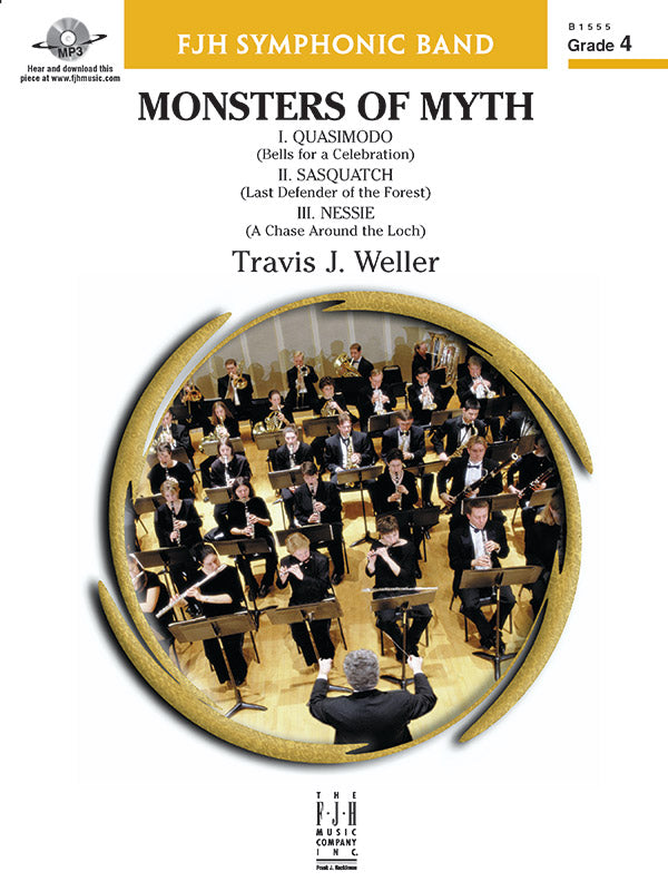 Monsters of Myth: E-flat Baritone Saxophone Sheet Music Preview