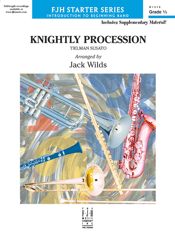 Knightly Procession: B-flat Clarinet Sheet Music Preview