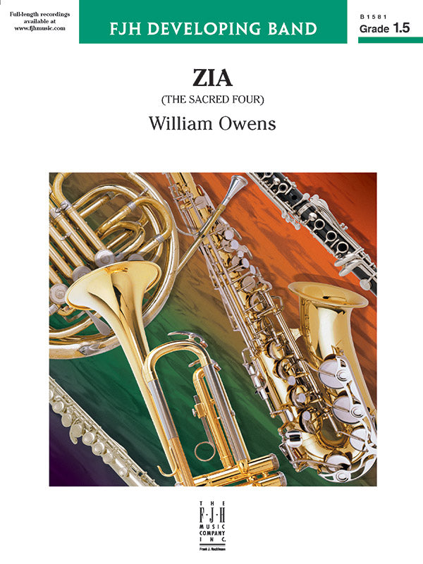 Zia: Baritone T.C. Sheet Music Preview