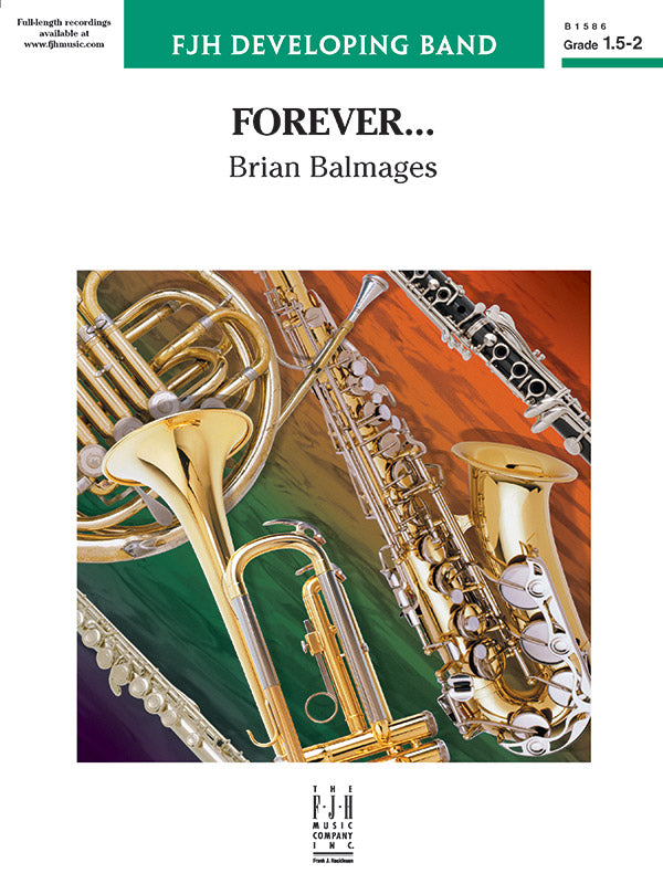 Forever...: E-flat Alto Saxophone Sheet Music Preview