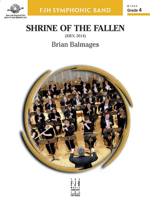 Shrine of the Fallen: B-flat Clarinet 2 Sheet Music Preview