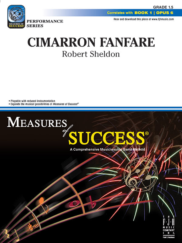Cimarron Fanfare: B-flat Tenor Saxophone Sheet Music Preview
