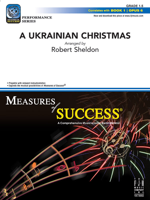 A Ukrainian Christmas: B-flat Clarinet Sheet Music Preview