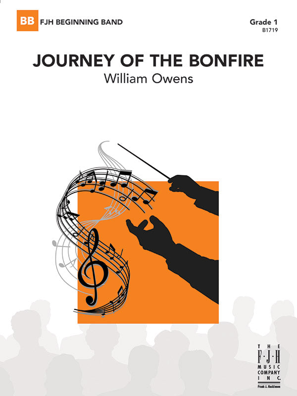 Journey of the Bonfire: B-flat Clarinet 2 Sheet Music Preview