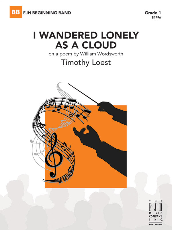 I Wandered Lonely as a Cloud (on a poem by William Wordsworth): Percussion 1 Sheet Music Preview