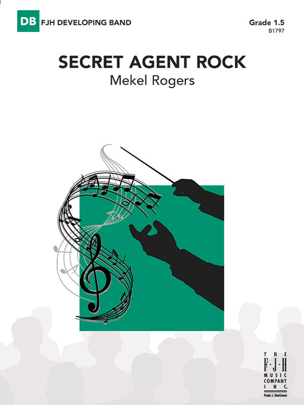 Secret Agent Rock: B-flat Trumpet 2 Sheet Music Preview