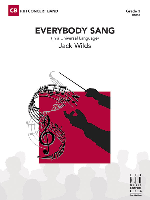 Everybody Sang (In a Universal Language): B-flat Clarinet 1 Sheet Music Preview