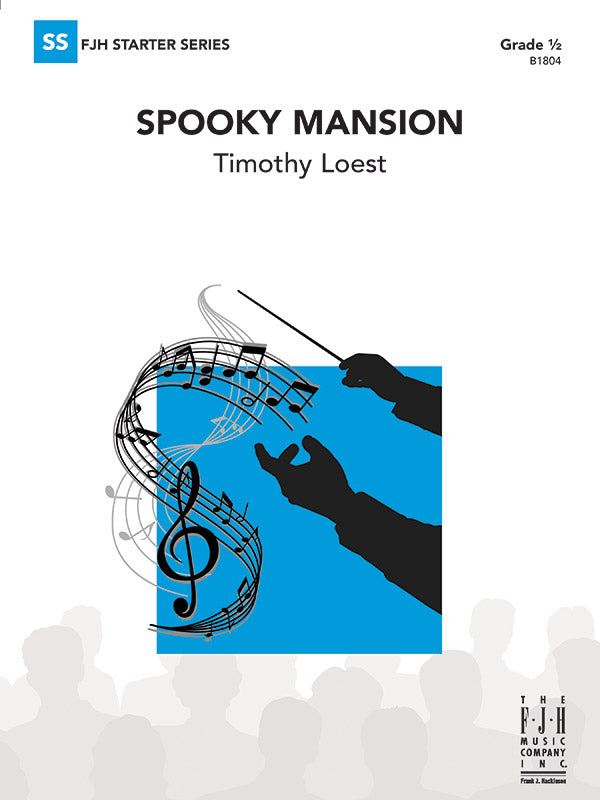 Spooky Mansion: B-flat Clarinet Sheet Music Preview