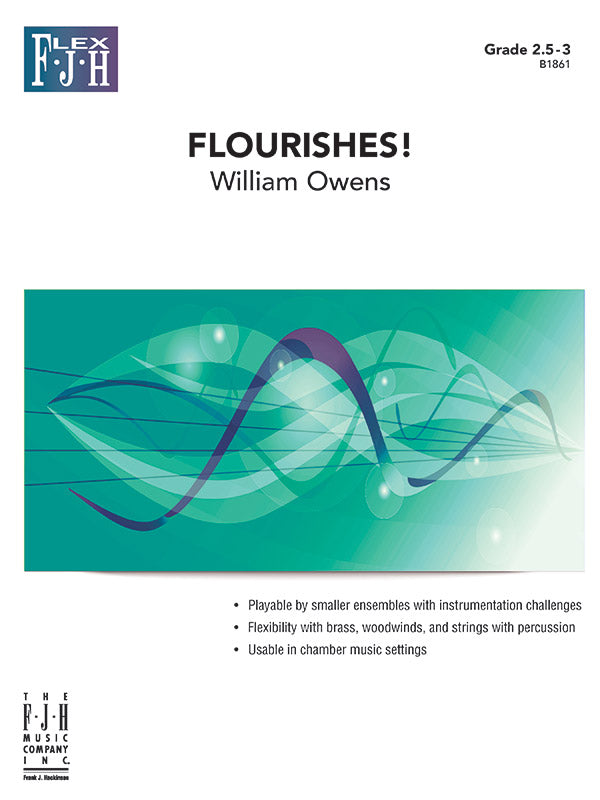 Flourishes!: Part 5 - E-flat Baritone Sax (Contra Alto Clarinet) Sheet Music Preview