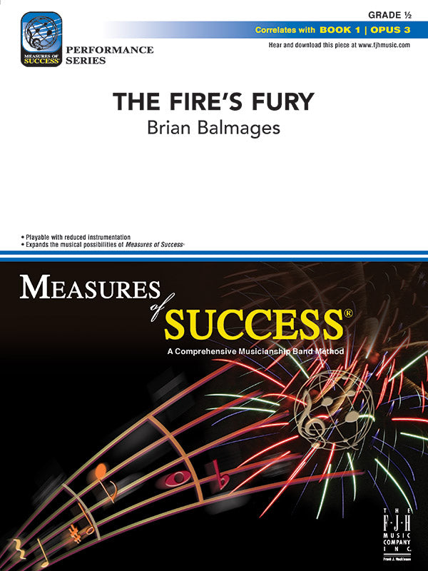 The Fire's Fury: E-flat Alto Clarinet Sheet Music Preview