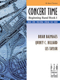 Concert Time Beginning Band Book 1 - Bass Clarinet Cover Image