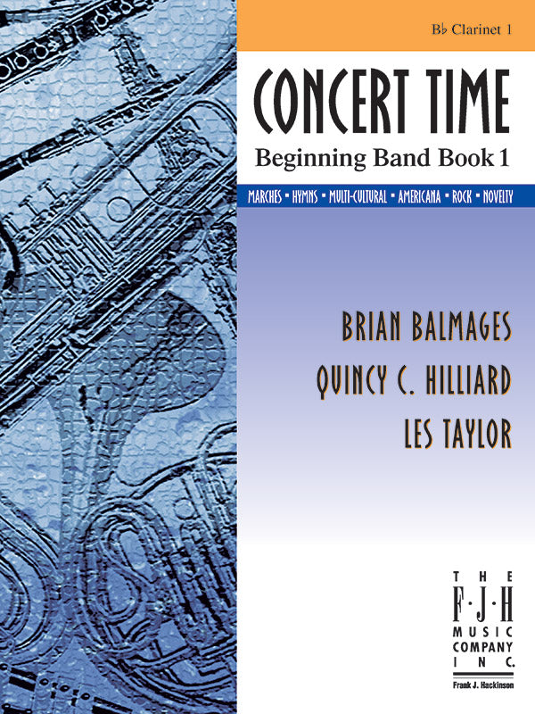 Concert Time Beginning Band Book 1 - Clarinet 1 Cover Image