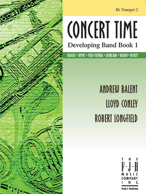 Concert Time Developing Band Book 1 - Trumpet 2 Cover Image