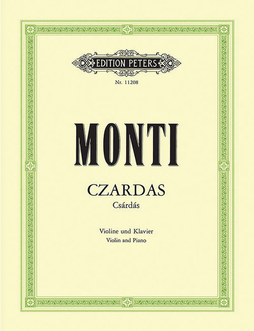 Czardas (Csárdás) for Violin and Piano Cover Image