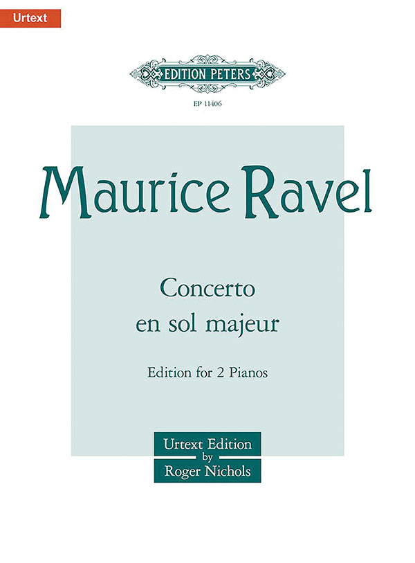 Concerto en sol majeur (Piano Concerto in G major) (Edition for 2 Pianos) Cover Image