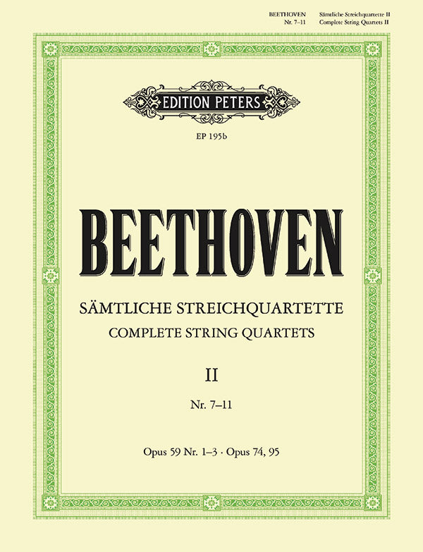 Complete String Quartets Vol. 2: Nos. 7-11 Cover Image