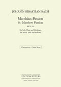 St. Matthew Passion Cover Image