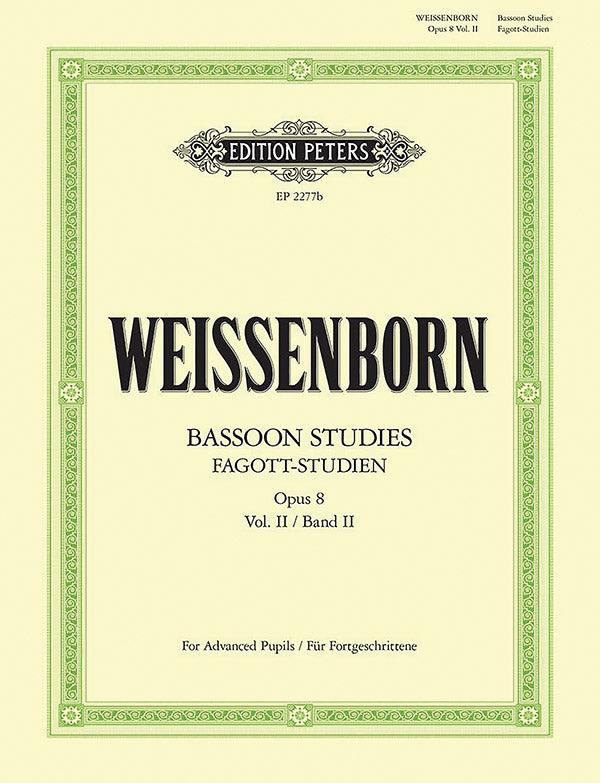 Bassoon Studies Op. 8, Vol. 2 Cover Image