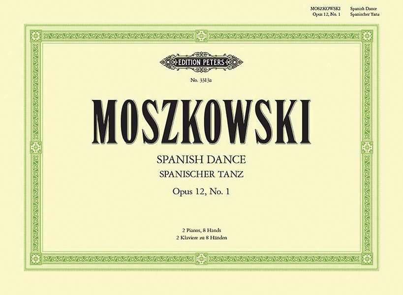 Spanish Dance Op. 12 No. 1 for Two Pianos, Eight Hands Cover Image