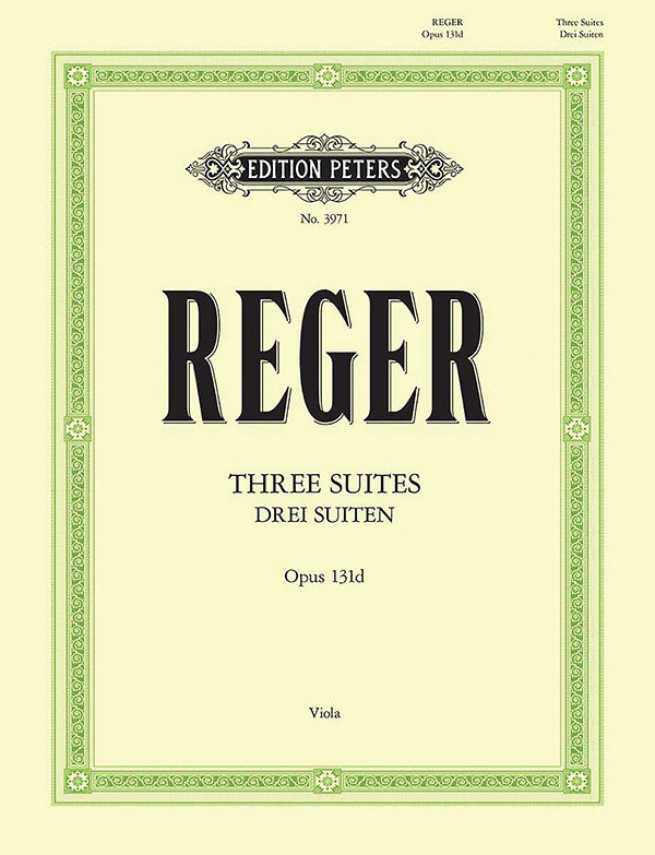3 Suites for Viola Solo Op. 131d Cover Image