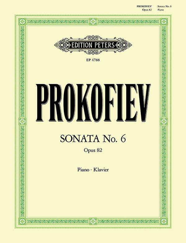 Sonata No. 6 for Piano Op. 82 (1939/40) Cover Image