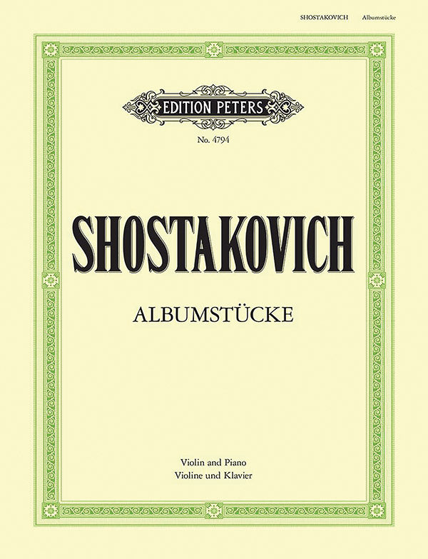 Album Pieces for Violin and Piano Cover Image