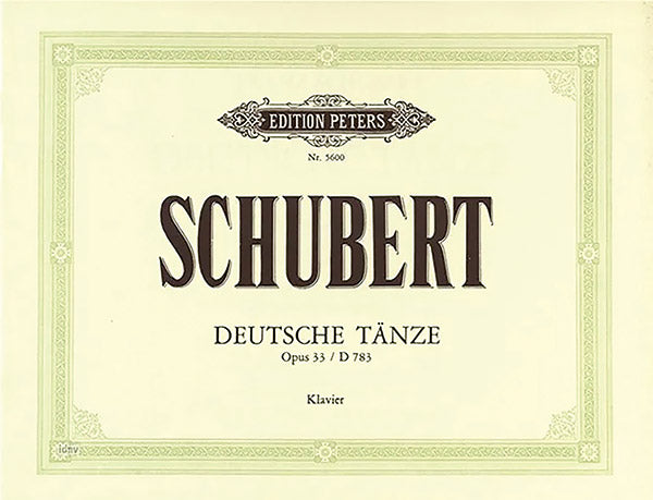 German Dances Op. 33 Piano Cover Image