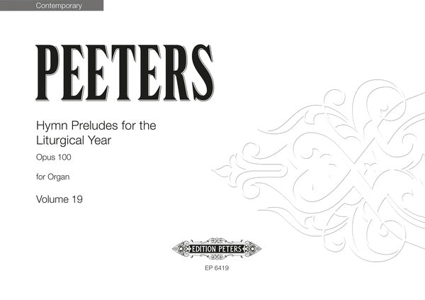 Hymn Preludes for the Liturgical Year Op.100 Vol.19 Cover Image