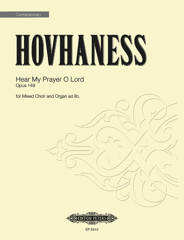 Hear My Prayer O Lord Op. 149 Cover Image