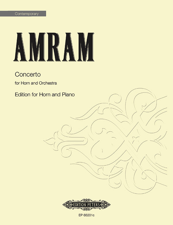 Concerto for Horn and Orchestra Cover Image