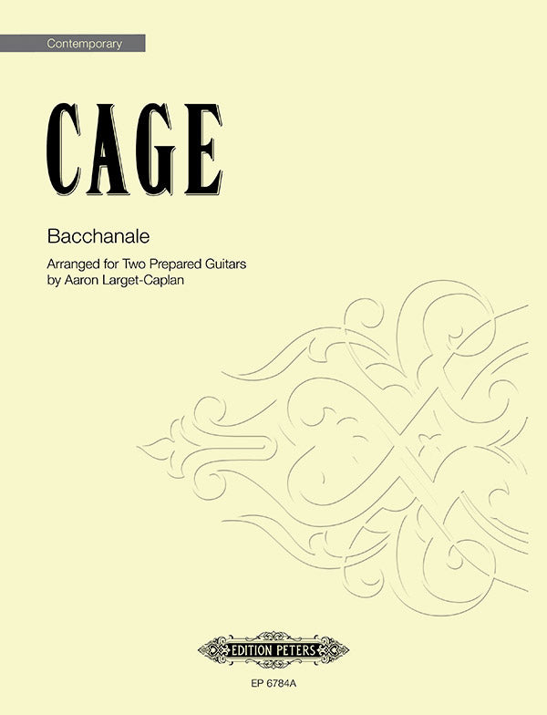 Bacchanale (Arranged for Two Prepared Guitars) Cover Image