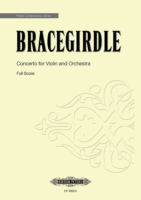 Concerto for Violin and Orchestra Cover Image