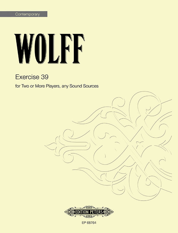 Exercise 39 for Two or More Players, Any Sound Sources Cover Image