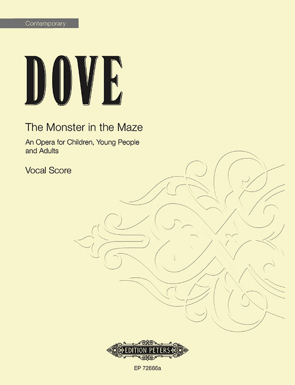 The Monster in the Maze (English vocal score) Cover Image