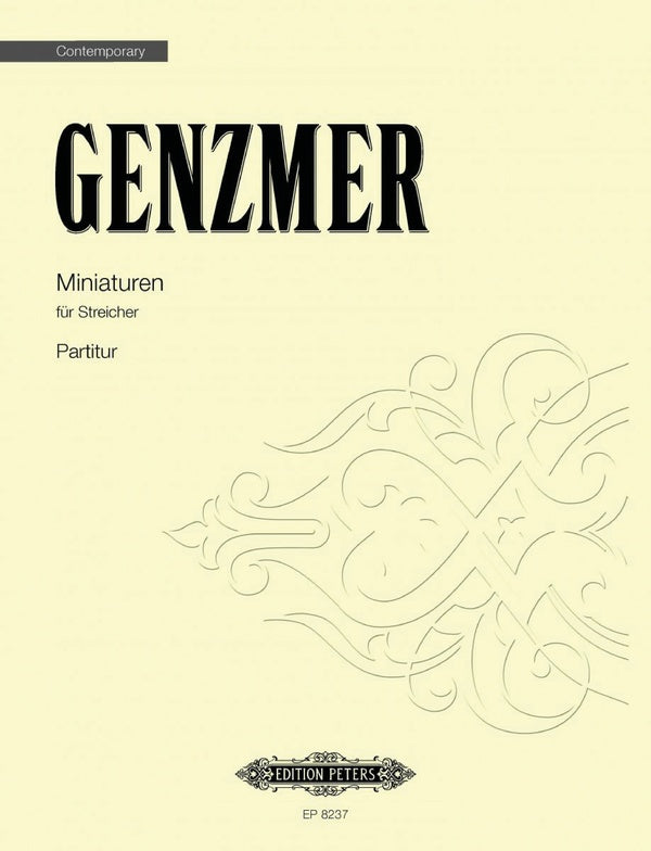 Miniaturen fur Streicher Cover Image