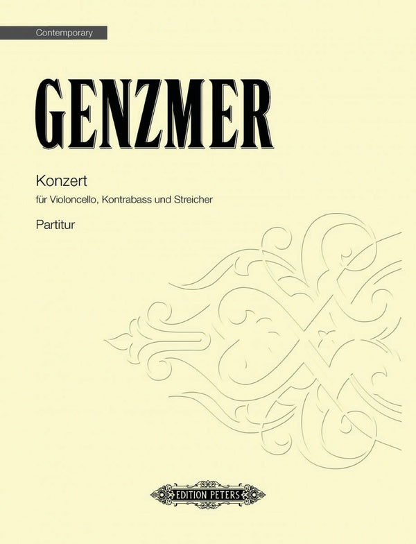 Konzert fur Violoncello, Kontrabass und Streicher Cover Image