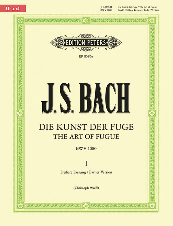 The Art of Fugue BWV 1080 Vol.1 Cover Image