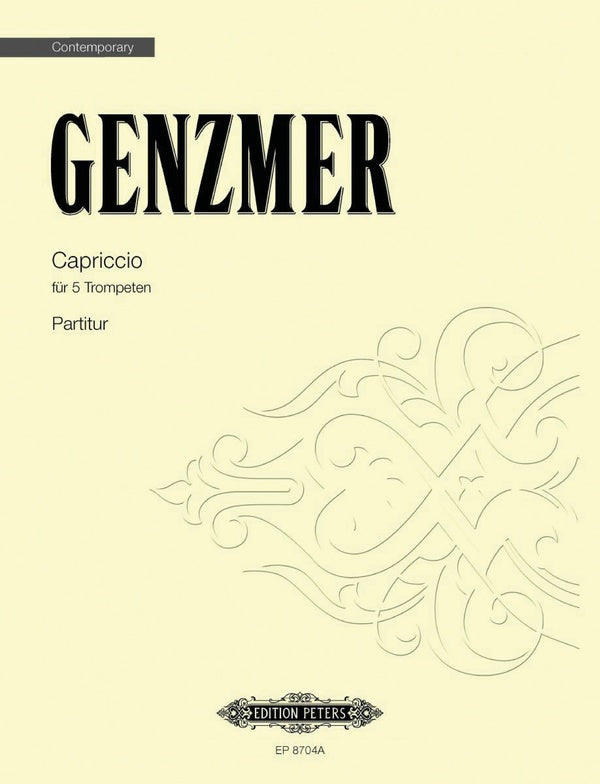 Capriccio for 5 trumpets (study score) Cover Image