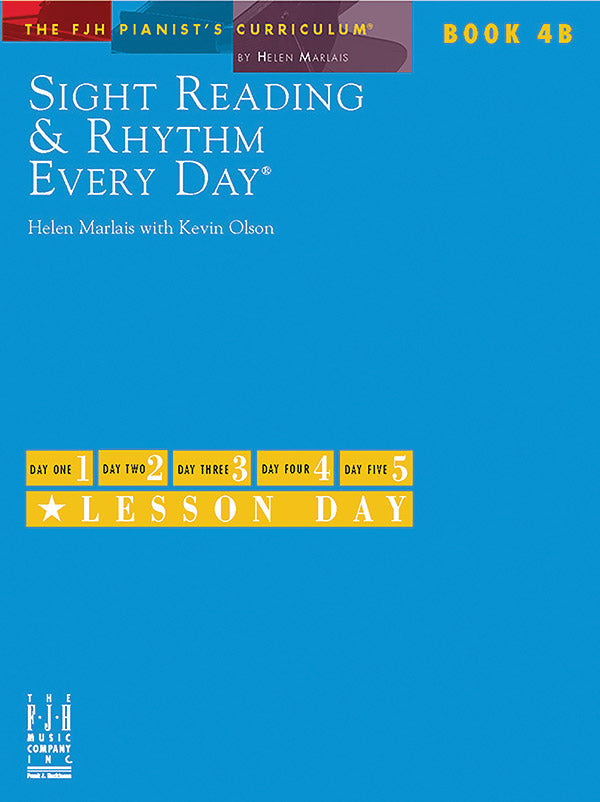 Sight Reading & Rhythm Every Day®, Book 4B Cover Image