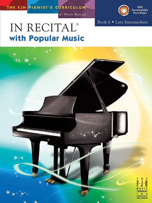 In Recital® with Popular Music, Book 6 Cover Image